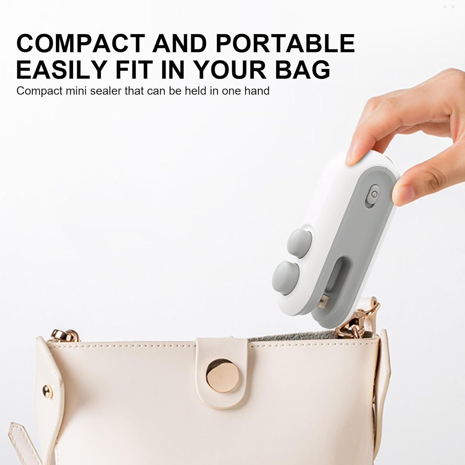 17865 Mini Bag Sealer, 2 in 1 Seal & Cutter Heat Sealers, TYPE-C USB Charging Portable Bag Reseller, Handle Food Sealer, Sealing Machine for Food Storage Plastic Bags Snacks Keep Food Fresh 17865 Mini Bag Sealer, 2 in 1 Seal & Cutter Heat Sealers, TYPE-C USB Charging Portable Bag Reseller, Handle Food Sealer, Sealing Machine for Food Storage Plastic Bags Snacks Keep Food Fresh